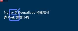 nginx 与 keepalived 构建高可靠 web 集群环境
