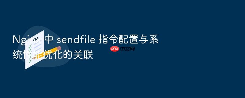 nginx 中 sendfile 指令配置与系统性能优化的关联