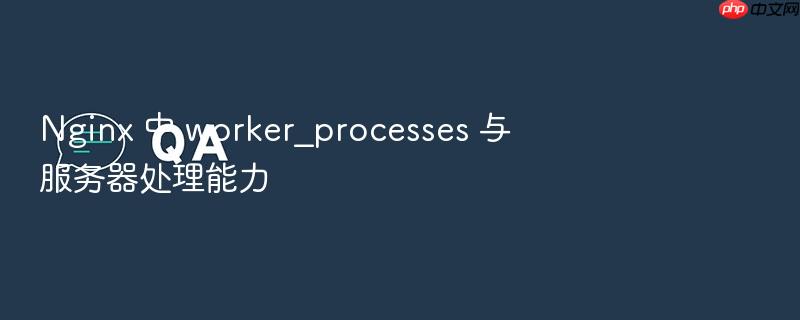 nginx 中 worker_processes 与服务器处理能力