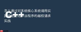 怎么通过对系统核心系统调用实施监控防范非法程序的越权请求实战