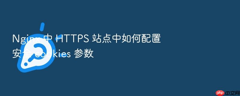 nginx 中 https 站点中如何配置安全 cookies 参数