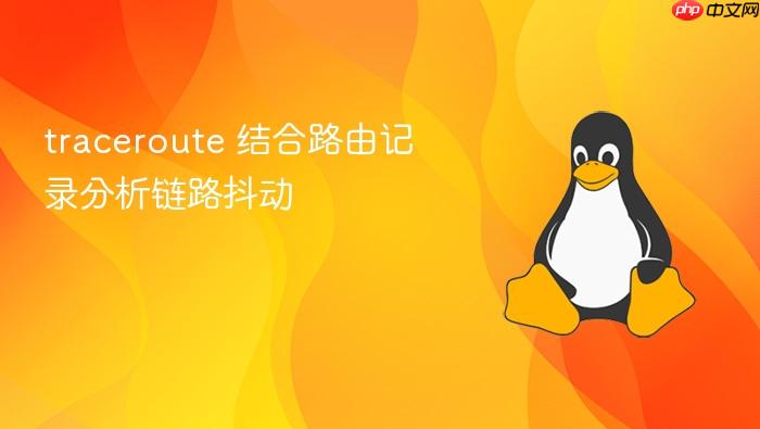 traceroute 结合路由记录分析链路抖动