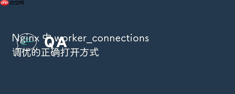 nginx 中 worker_connections 调优的正确打开方式
