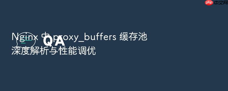 nginx 中 proxy_buffers 缓存池深度解析与性能调优
