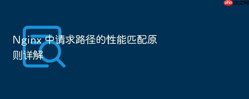 nginx 中请求路径的性能匹配原则详解