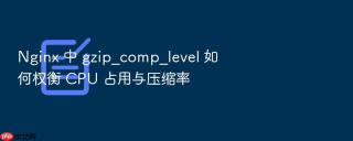 nginx 中 gzip_comp_level 如何权衡 cpu 占用与压缩率