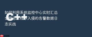 如何利用系统监控中心实时汇总全网恶意程序入侵的告警数据日志实战