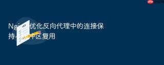 nginx 优化反向代理中的连接保持与缓冲区复用