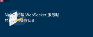 nginx 代理 websocket 服务时的连接池管理优化