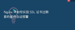 nginx 中如何实现 ssl 证书过期前的邮件自动预警