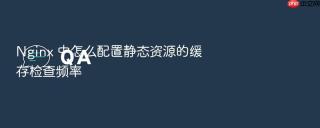 nginx 中怎么配置静态资源的缓存检查频率
