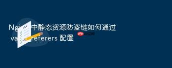 Nginx 中静态资源防盗链如何通过 valid_referers 配置
