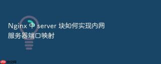 nginx 中 server 块如何实现内网服务器端口映射