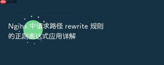 nginx 中请求路径 rewrite 规则的正则表达式应用详解