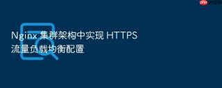 nginx 集群架构中实现 https 流量负载均衡配置