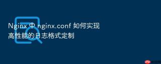 nginx 中 nginx.conf 如何实现高性能的日志格式定制