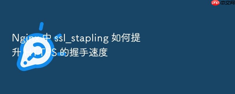 nginx 中 ssl_stapling 如何提升 https 的握手速度