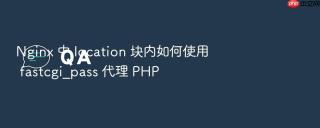 Nginx 中 location 块内如何使用 fastcgi_pass 代理 PHP
