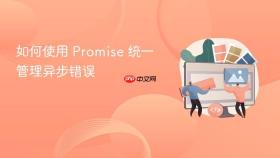 如何使用 promise 统一管理异步错误