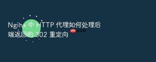 nginx 中 http 代理如何处理后端返回的 302 重定向