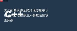 怎么配置系统全局环境变量审计白名单防范恶意注入参数污染攻击实战