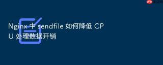 nginx 中 sendfile 如何降低 cpu 处理数据开销