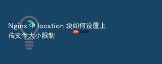 nginx 中 location 块如何设置上传文件大小限制
