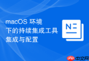 macOS 环境下的持续集成工具集成与配置