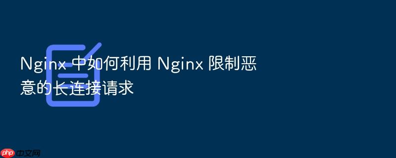 nginx 中如何利用 nginx 限制恶意的长连接请求