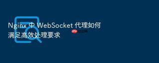 Nginx 中 WebSocket 代理如何满足高效处理要求