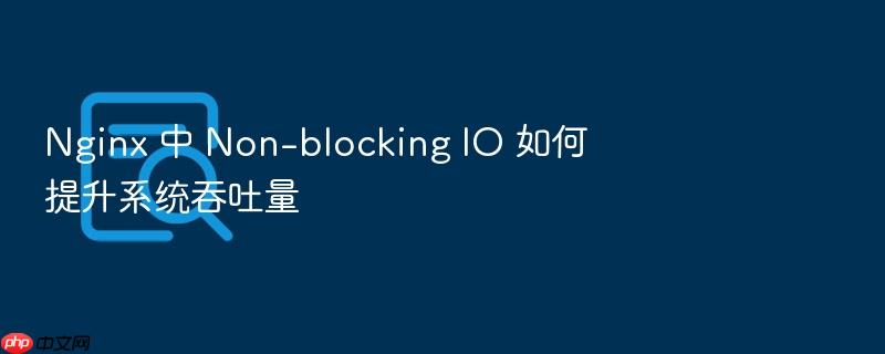 nginx 中 non-blocking io 如何提升系统吞吐量