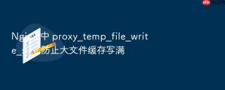 nginx 中 proxy_temp_file_write_size 防止大文件缓存写满