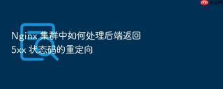 nginx 集群中如何处理后端返回 5xx 状态码的重定向