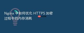 nginx 中如何优化 https 加密过程中的内存消耗