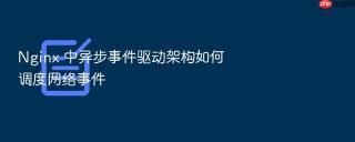 nginx 中异步事件驱动架构如何调度网络事件