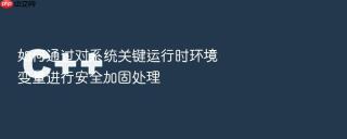 如何通过对系统关键运行时环境变量进行安全加固处理