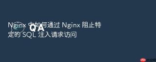 Nginx 中如何通过 Nginx 阻止特定的 SQL 注入请求访问