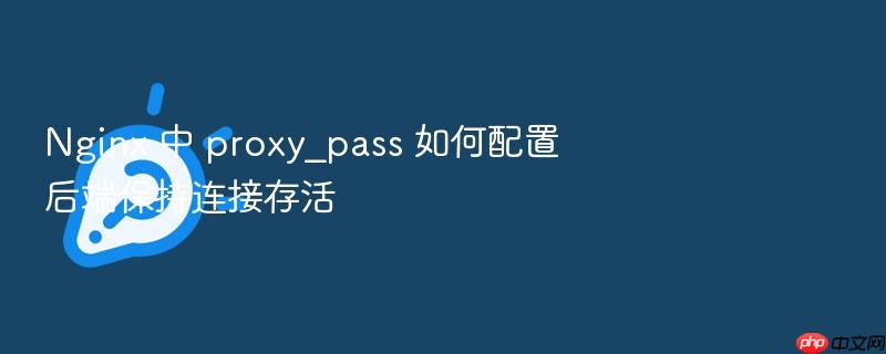 nginx 中 proxy_pass 如何配置后端保持连接存活
