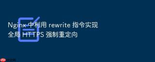nginx 中利用 rewrite 指令实现全局 https 强制重定向