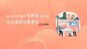 javascript 字符串 slice 方法使用注意事项