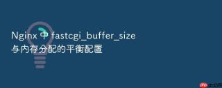 nginx 中 fastcgi_buffer_size 与内存分配的平衡配置