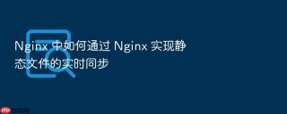 nginx 中如何通过 nginx 实现静态文件的实时同步
