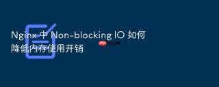 Nginx 中 Non-blocking IO 如何降低内存使用开销