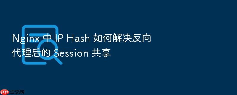 nginx 中 ip hash 如何解决反向代理后的 session 共享