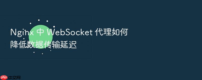 nginx 中 websocket 代理如何降低数据传输延迟