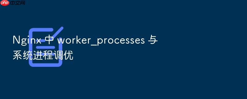 nginx 中 worker_processes 与系统进程调优