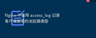 Nginx 中使用 access_log 记录客户端使用的浏览器类型