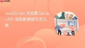 javascript 浏览器 serial api 读取数据细节怎么做