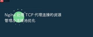 nginx 处理 tcp 代理连接的资源管理与连接池优化