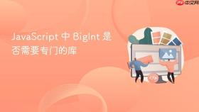 javascript 中 bigint 是否需要专门的库